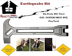 On Duty Emergency Gas Shut Off Tool 4-n-1 Tool for