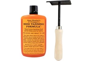 K KAIZEN8 Hide Tanning Formula and Fleshing Tool Set - Kaizen8