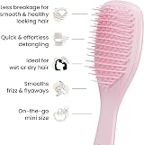 Tangle Teezer Mini Ultimate Detangler Pink — Wet & Dry Hair Brush for All Hair view 5
