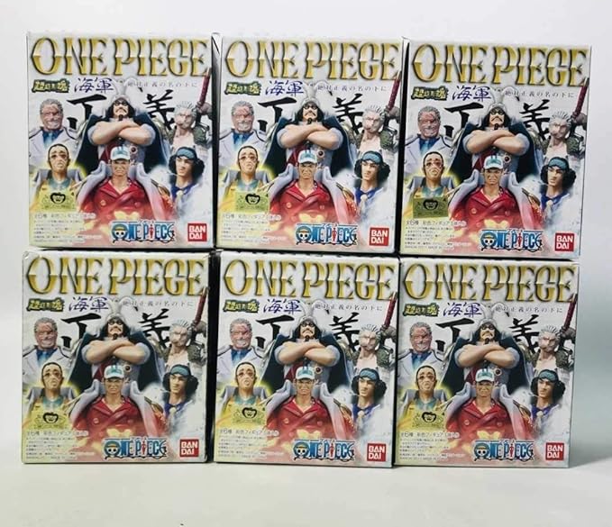 貴重ワンピース 超造形魂 海軍 正義の名のもとに 全6種セット 内袋未開封 三大将 赤犬 青キジ 黄猿 ガープ センゴク スモーカー ホビー 通販 Amazon Co Jp