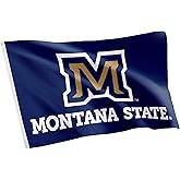 Desert Cactus Montana State University MSU Flag - 3 x 5 Feet Bobcats Banner, Indoor/Outdoor Durable Fabric, 100% Polyester Design (Style Z)