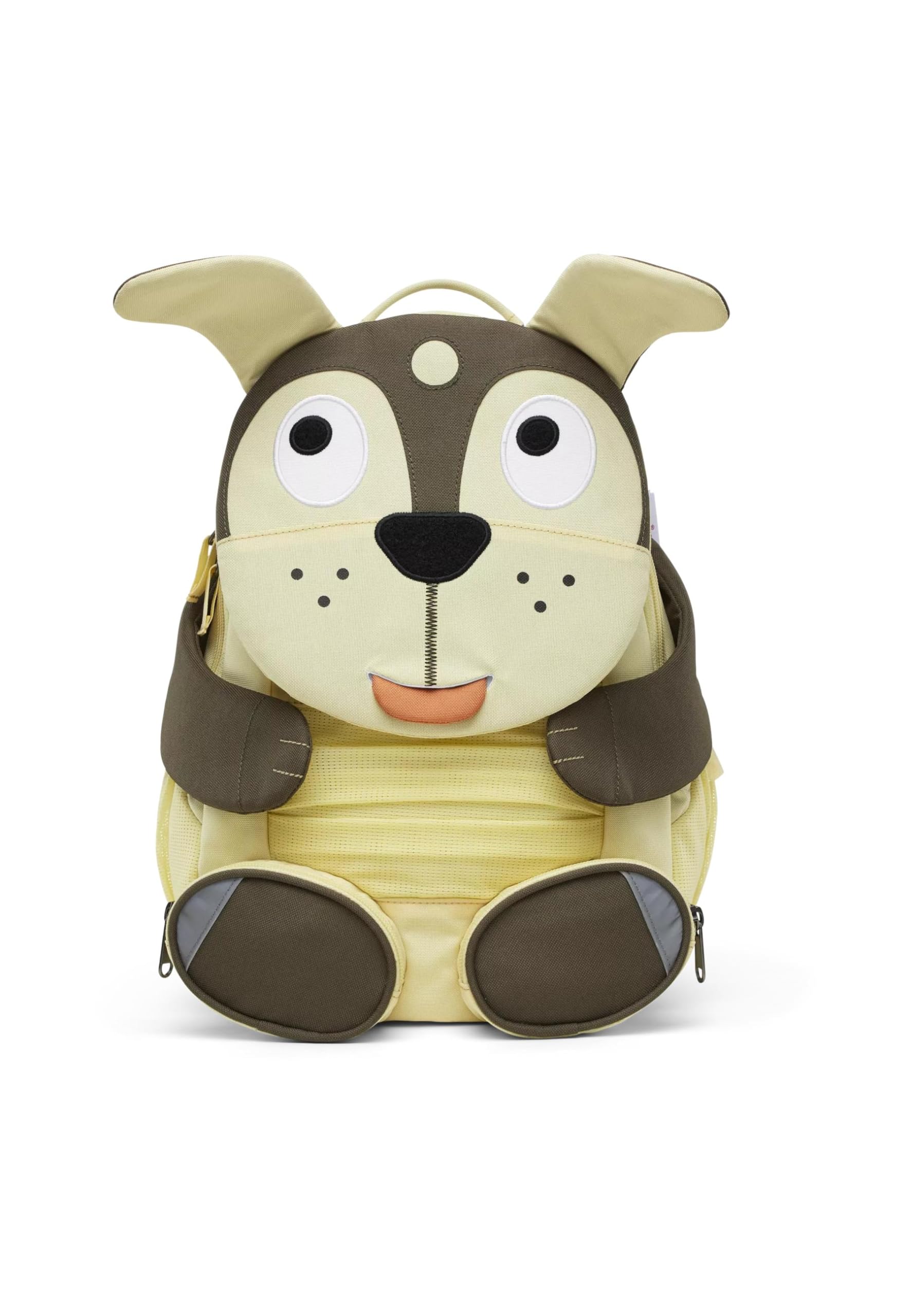 Affenzahn Unisex Children's Friend Large Nursery Backpacks, Tonie Dog - Brown, S