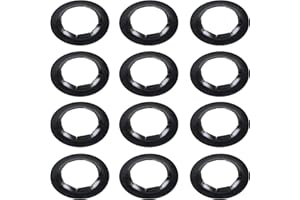VAGOCOM 12 Pack Push-On Push Nuts for 5/8" Dolly Axle Rods, Spring Steel Wheel Lock Washers, Hardware Nuts for Dolly Wheels Replacement Accessories