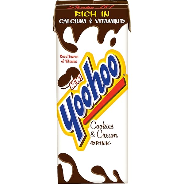 YOO-HOO COOKIES AND CREAM DRINK, 6.5 FL OZ BOXES, 40 PACK (4 PACKS OF 10)