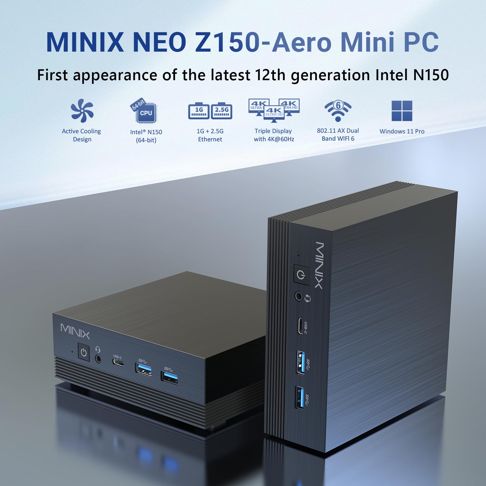 Mua MINIX Z150-Aero Mini PC, Intel N150 (Upgraded N100), 16GB DDR4 ...