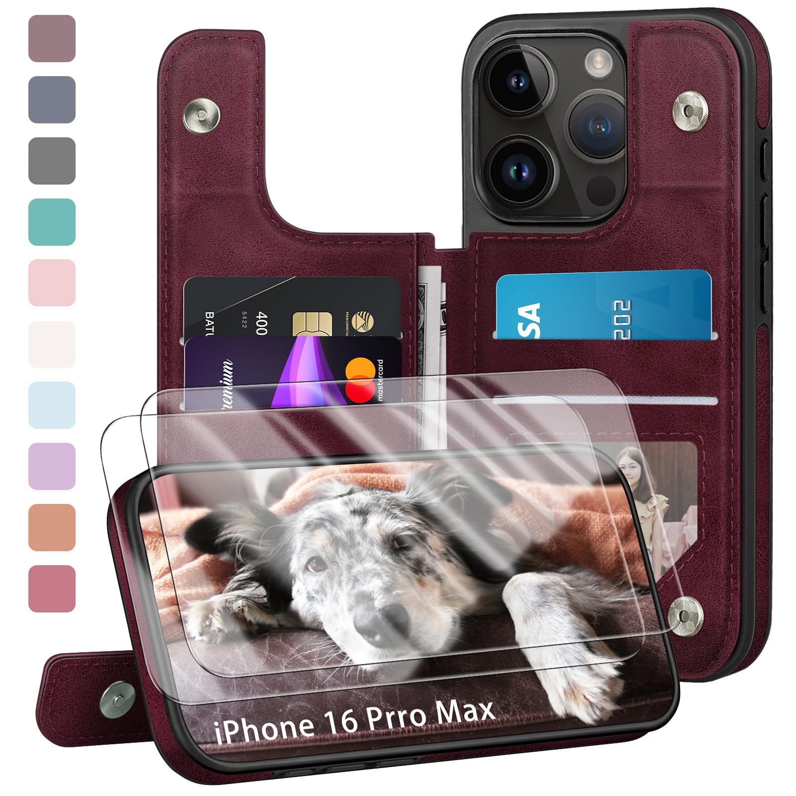 DJDUCK Compatible with iPhone 16 Pro Max Case