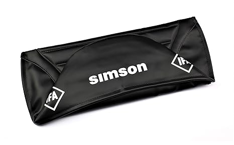 Sitzbezug Sitzbankbezug schwarz strukturiert wasserdicht für Simson