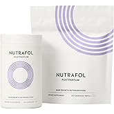 Nutrafol Postpartum Hair Growth Supplements, Clinically Tested for Visibly Thicker Hair and Less Shedding, Breastfeeding-friendly - 2 Month Supply, Pack of 2
