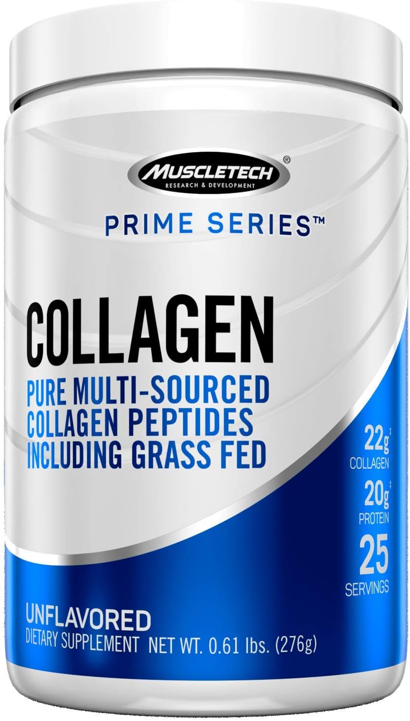 MuscleTech Prime Series Collagen Peptides, MultiSourced Type I & III