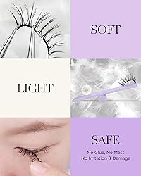 BEYELIAN Soft Magnetic Eyelashes, Reusable Magnetic