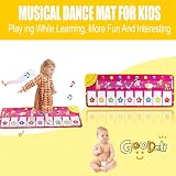 Caftymids Piano Music Dance Mat Educational Toy 19 Keys 8 Instrument Icons view 3