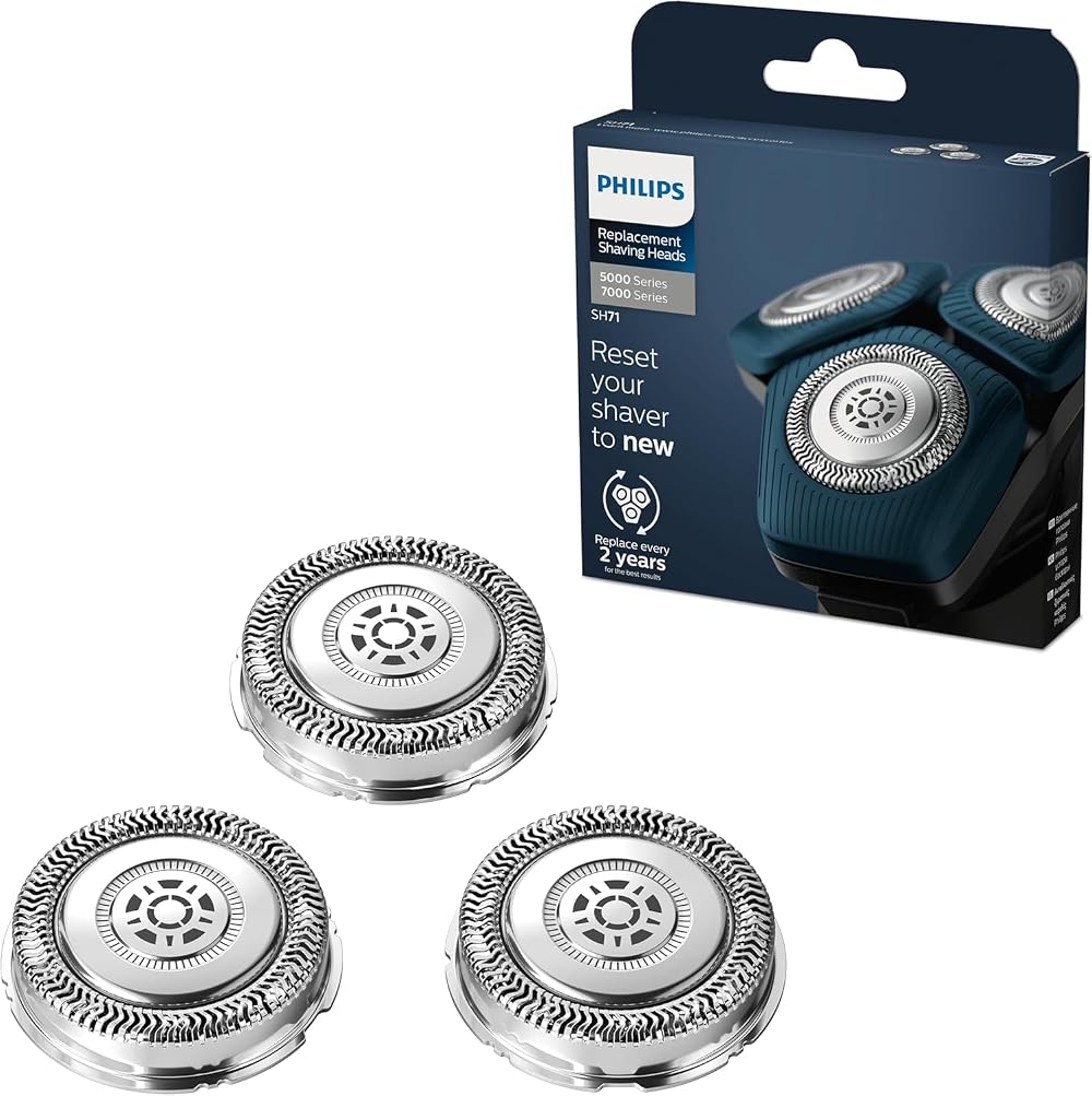 Philips SH71/50 Shaving Heads for Series 7000 5000 Replacement RQ12/60 70