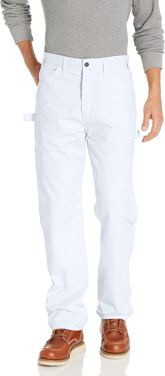 Dickies Men's 8 3/4 Ounce Double Knee Painter's relaxed fit Pant: Work Utility Pants: Clothing