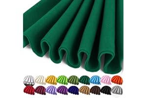 IONTACH Hunter Green Felt Fabric 36" x 36" (1 Square Yard), Soft 1.6mm Thick Felt Sheets for Craft Sewing Patchwork DIY Art Projects Decorations