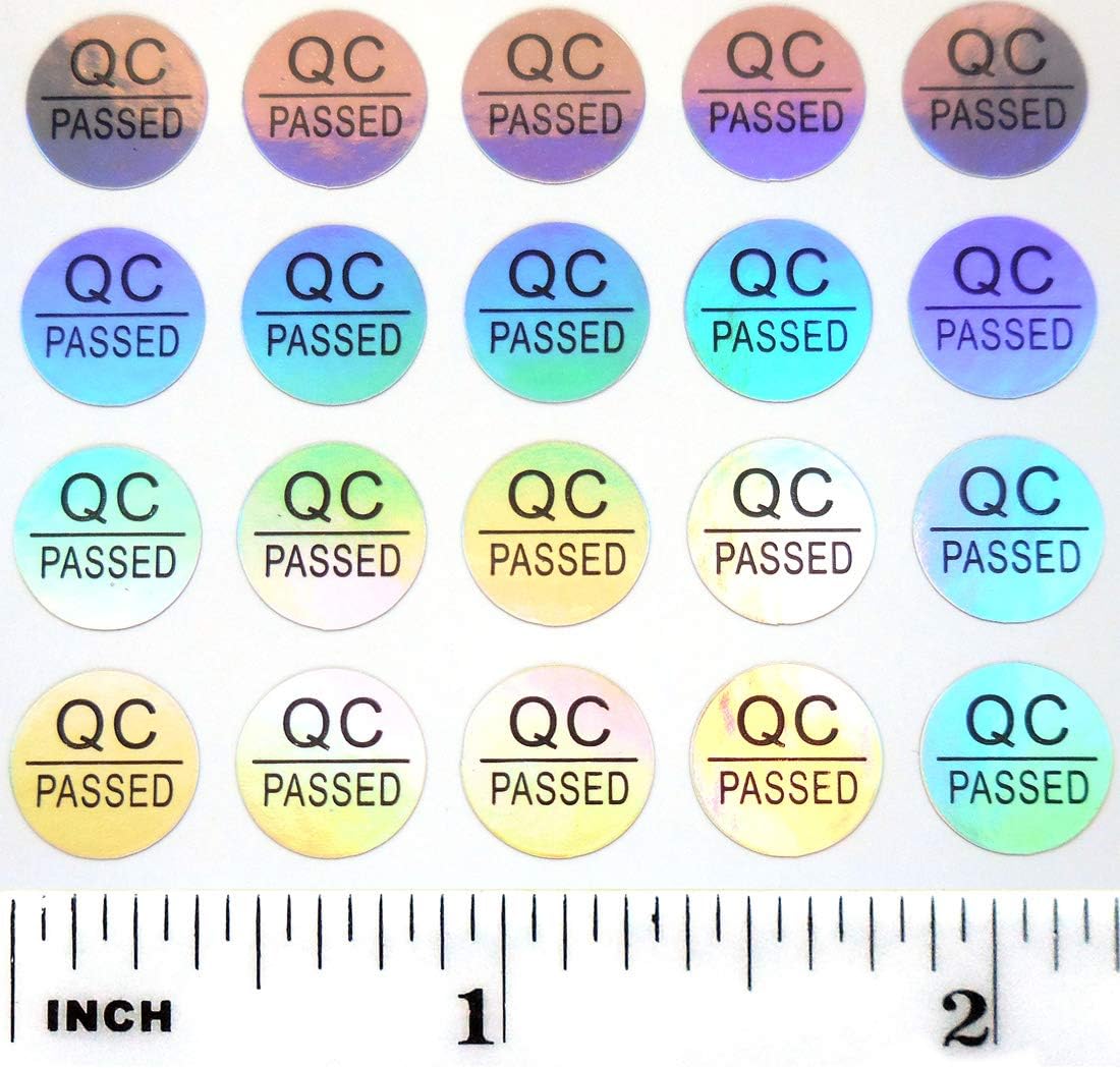 1,000+ QC Passed Stickers Round Shape Reflective Laser Hologram