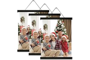 YK artwood 3 Pack Magnetic Poster Hanger Frame 16 inch Black- 16x24 16x22 16x20 Poster Frame for Wall Art Pictures Photos Prints Maps Diamond Art Painting