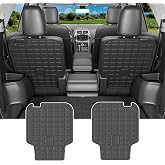 powoq 6-Seat 2nd Row Backrest Mat Compatible with 2020-2026 Ford Explorer | 2nd Row Backrest Liner TPE All Weather Protection Scratch-Resistant Replacement for 2020-2026 Ford Explorer Accessories
