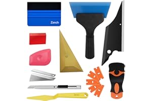 Zanch Window Tint Kit, 24pcs Professional & Easy-to-Use Window Tinting Tools for Car or Home - Includes Tint Squeegee, Felt Squeegee, and Cutting Knife for Window Film Installation