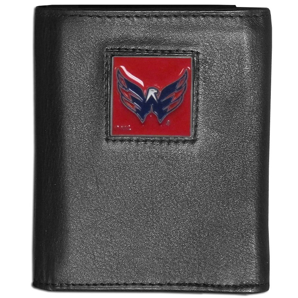 Siskiyou Sports NHL Washington Capitals Genuine Leather Tri-Fold Wallet