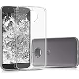 kwmobile H&uuml;lle f&uuml;r Motorola Moto G5S Plus - TPU Silikon Backcover Case Handy Schutzh&uuml;lle - Cover klar Transparent