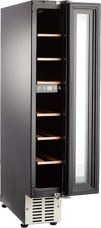 Aeg Swb61501dg Integrated Wine Cooler Black Silver 7 Bottles A Wine Cooler Built In Black Silver Black 6 Shelves 1 Door Silver Amazon De Large Appliances