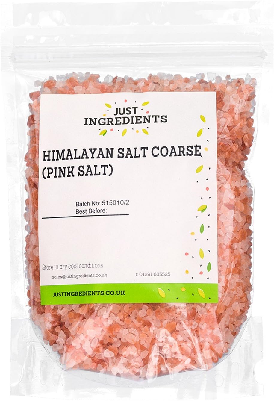 JustIngredients Premier Himalayan Salt Coarse, 100g