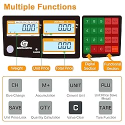 BROMECH NTEP Certified Scale Price Computing, 60lb