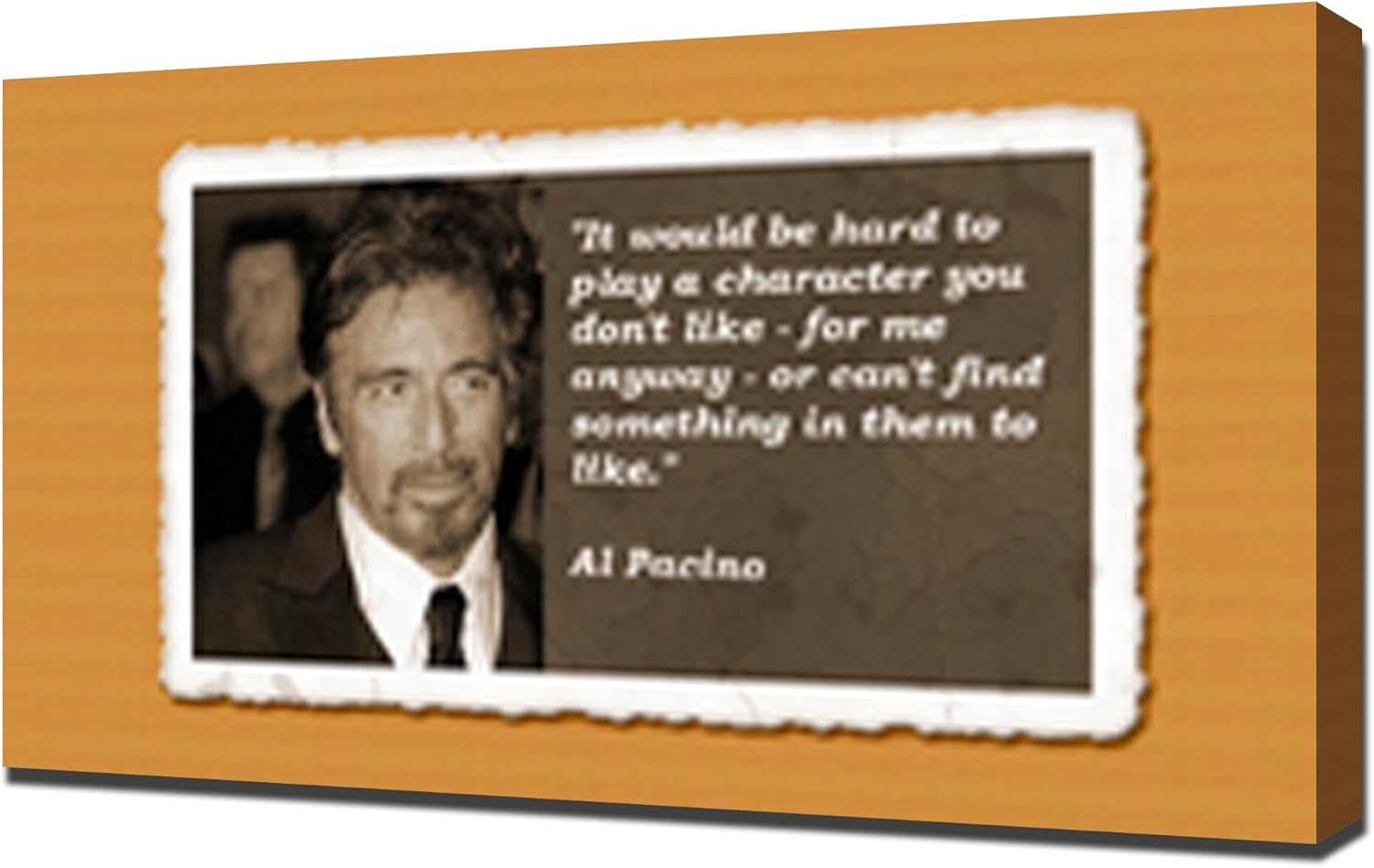 al pacino quotes 9 canvas art print