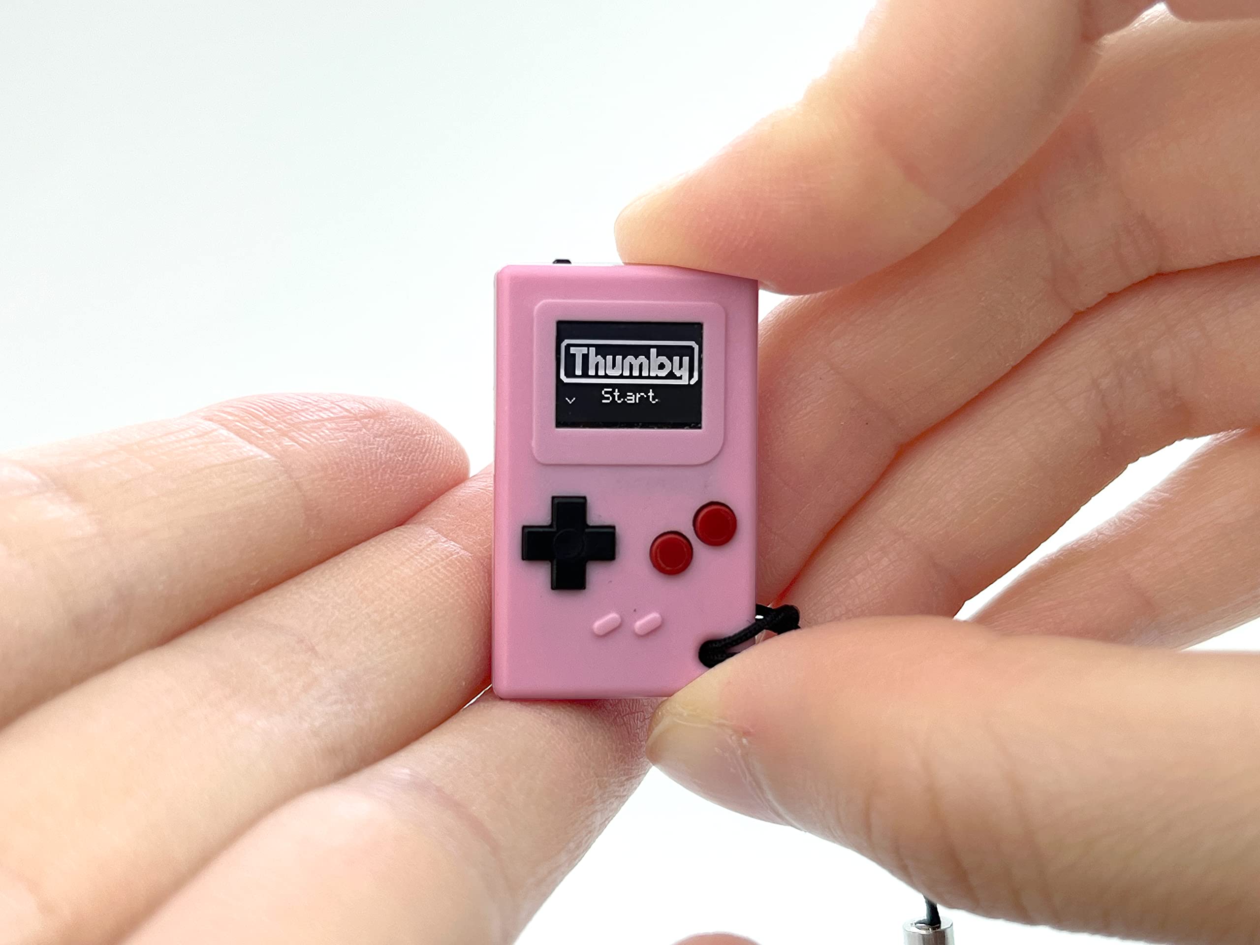 Photo 1 of TinyCircuits Thumby (Clear), Tiny Game Console, Playable Programmable Keychain: Electronic Miniature, STEM Learning Tool