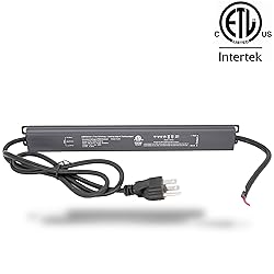 60W LED Dimmable Driver, 2 Pack 110v AC to 12v DC