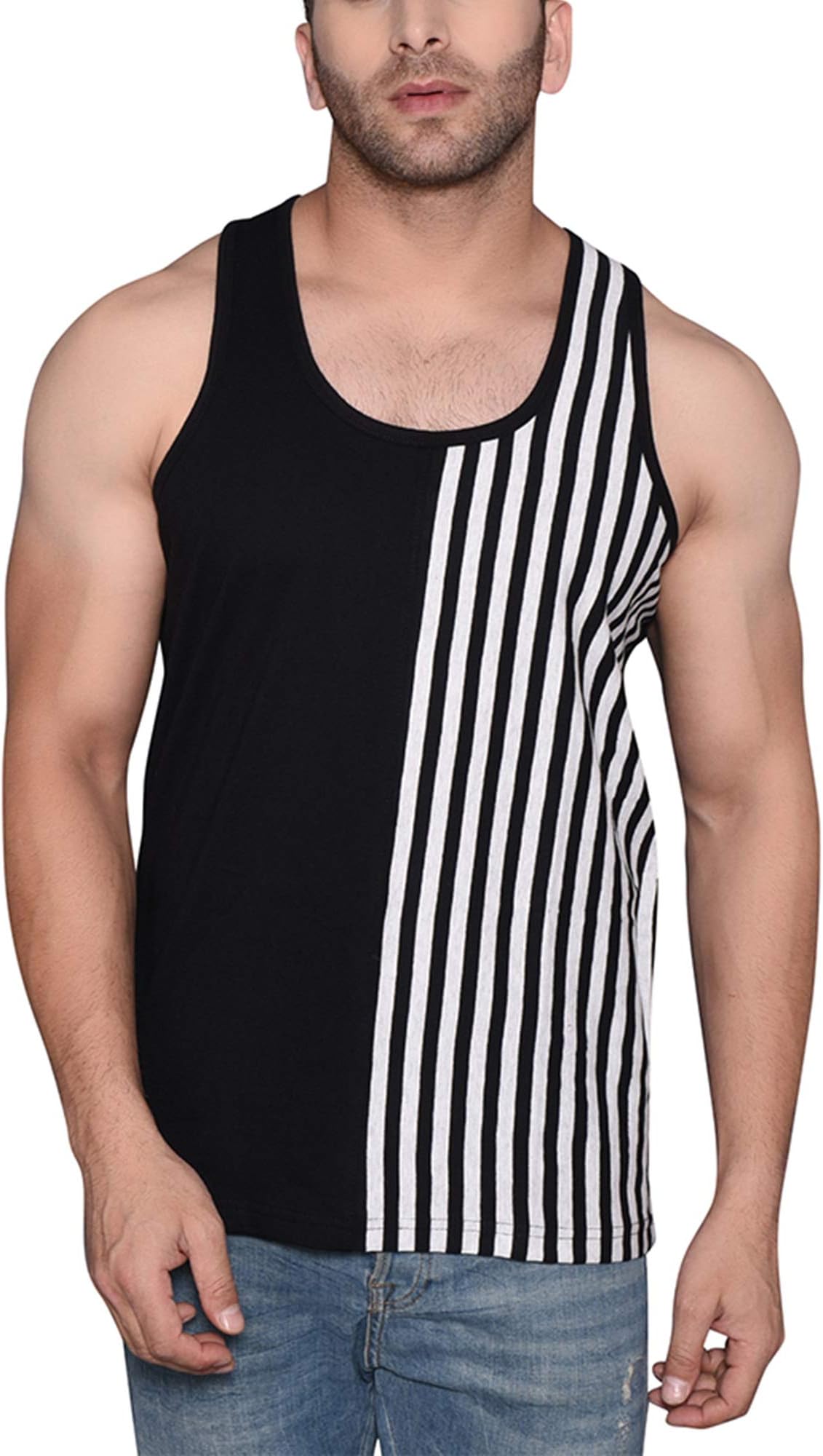 Katso Men's Cotton Stripes Sando