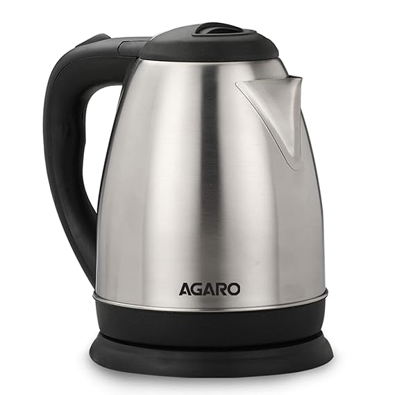 AGARO - 33262 Stella 1500-Watt, 1.8 Litre Stainless Steel Electric Kettle, with Boil-Dry