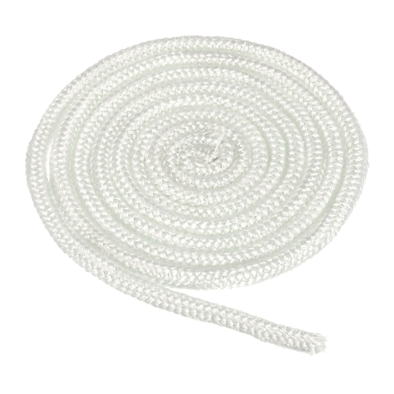 PATIKIL 5/16"x 86" Wood Stove Gasket, Fiberglass Round High-Temperature Resistance Seal Rope Replacement for Stoves Fireplace Door, White