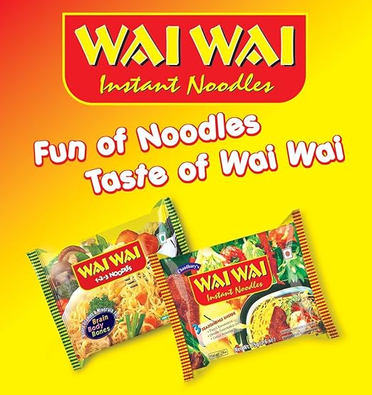 Amazon Com Wai Wai Instant Noodles Veg Marsala Flavored 2 6 Ounce 75g Packages Pack Of 30 Grocery Gourmet Food