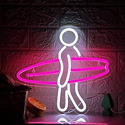Surfer Neon Sign for Bedroom Wall Decor USB