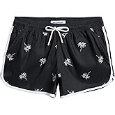 Maamgic Women's 3.5" Quick Dry Swim Shorts - Stretch Vintage Bathing Suit With Pockets