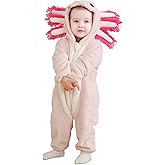 CuteOn Axolotl Toddler Halloween Costume Onesie Cosplay Romper Christmas Infants Baby Costume 3Months-4Years