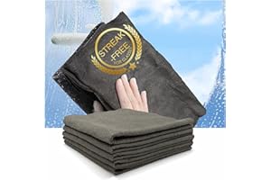 ERGONOW Magic Glass Cleaning Cloth - Streak Free, Ultra-Absorbent car Window Fog Remover, Monitor Screen, and Glasses Cleanin