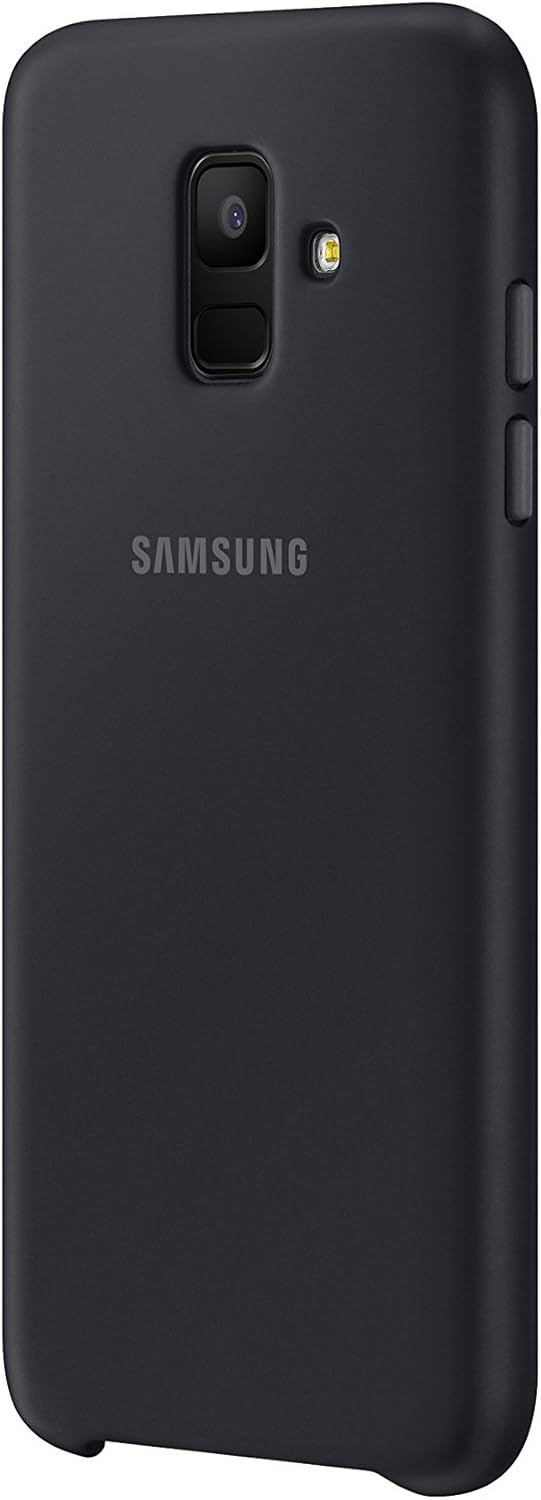 Samsung Original A6 Silicone Dual Layer Cover Case - Black - Image 5