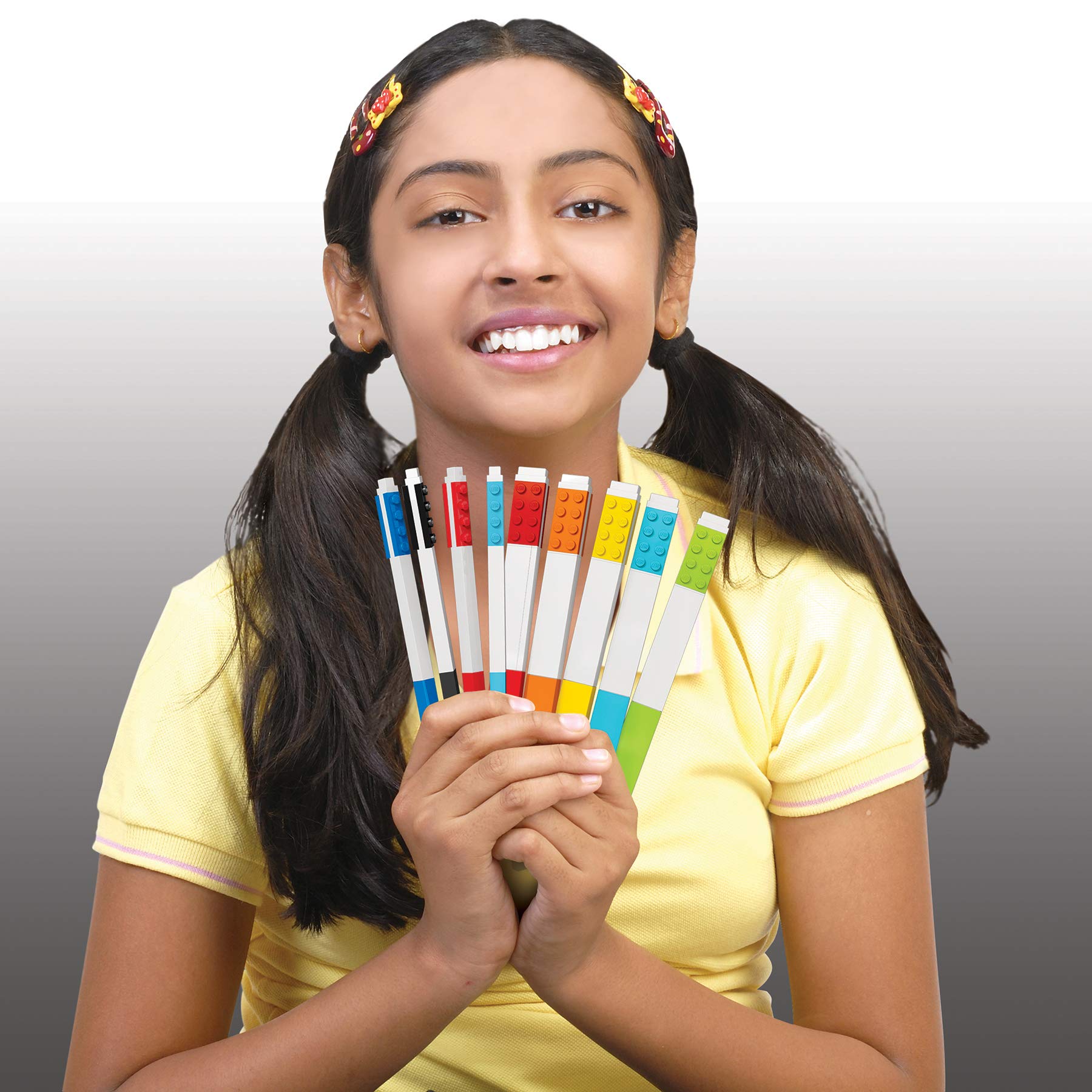 IQ LEGO Marker 10 Pack (53101), Markers For Teachers, Coloring Book Supplies, Back to School Essentials, 6+