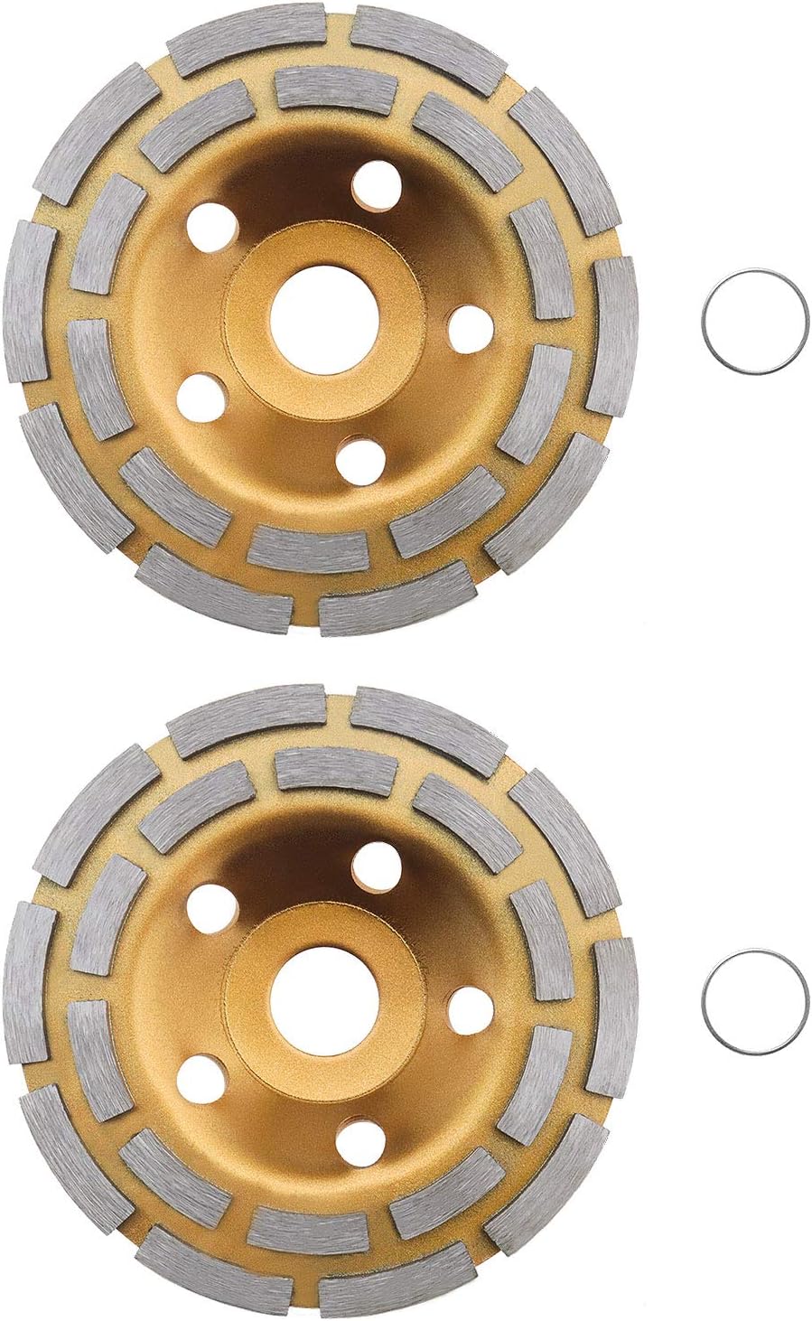 Be In Your Mind 2X 125mm Diamond Grinding Disc Concrete Wheel 5 Inch Angle