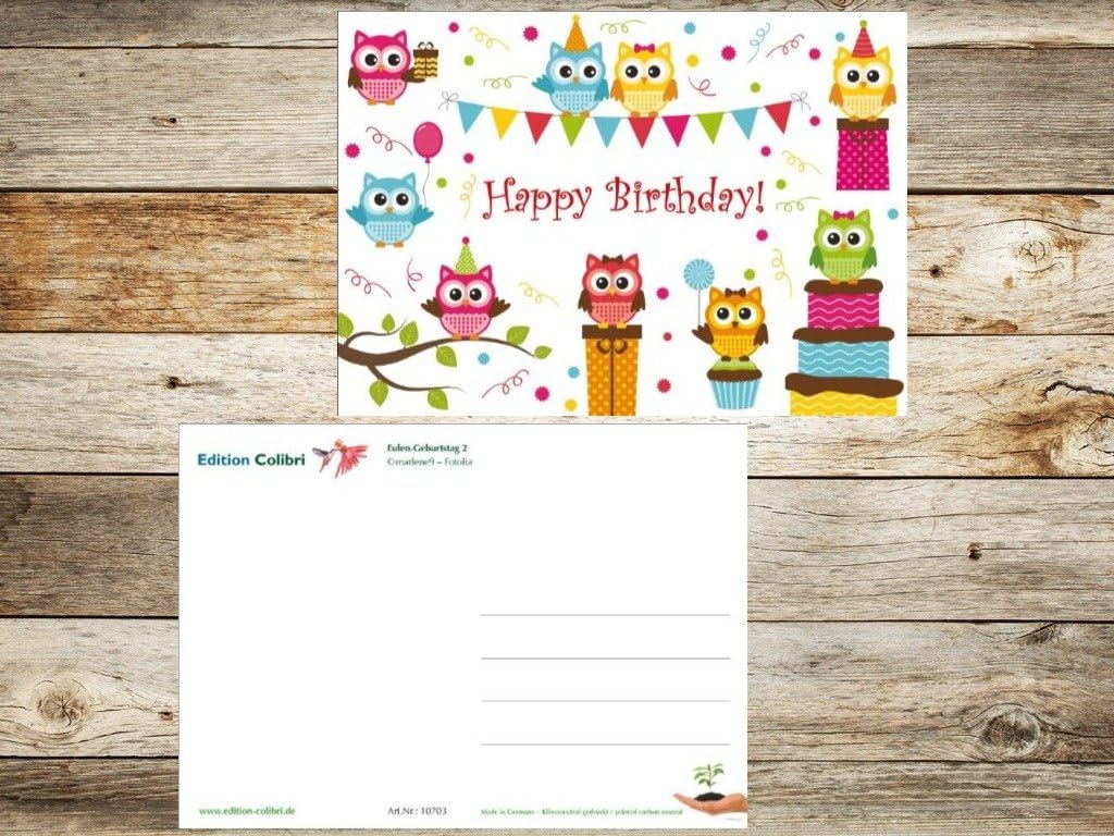 Cartes D Anniversaire Hiboux Droles 5 Motifs Peints Avec Amour Chacun 2 Cartes Postales Format Din A 6 14 8 X 10 5 Cm Amazon Fr Fournitures De Bureau Cartes D Anniversaire Hiboux Droles 5 Motifs Peints Avec Amour Chacun 2 Cartes Postales Format Din A 6 14 8 X 10 5 Cm Amazon Fr Fournitures De Bureau