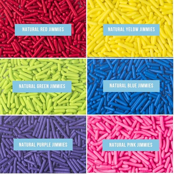 SWEETS INDEED SPRINKLES 6 CELL EDIBLE SPRINKLE MIX JIMMIES PERFECT FOR CAKE DECORATIONS BAKING ICE CREAM COOKIES CUPCAKE TOPPER