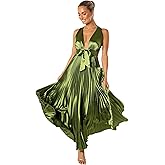 Petal & Pup Womens Kris Pleated Maxi Dress