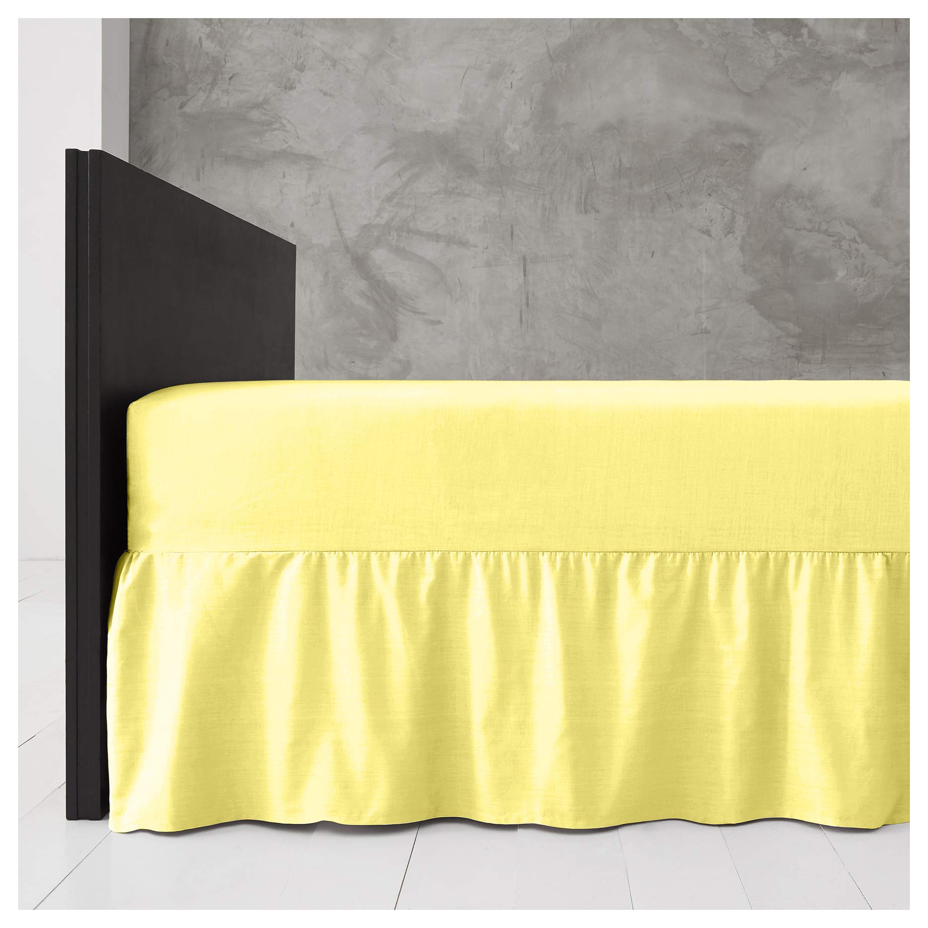 GC GAVENO CAVAILIA Valance Sheet, Polyester-Cotton, Yellow, King
