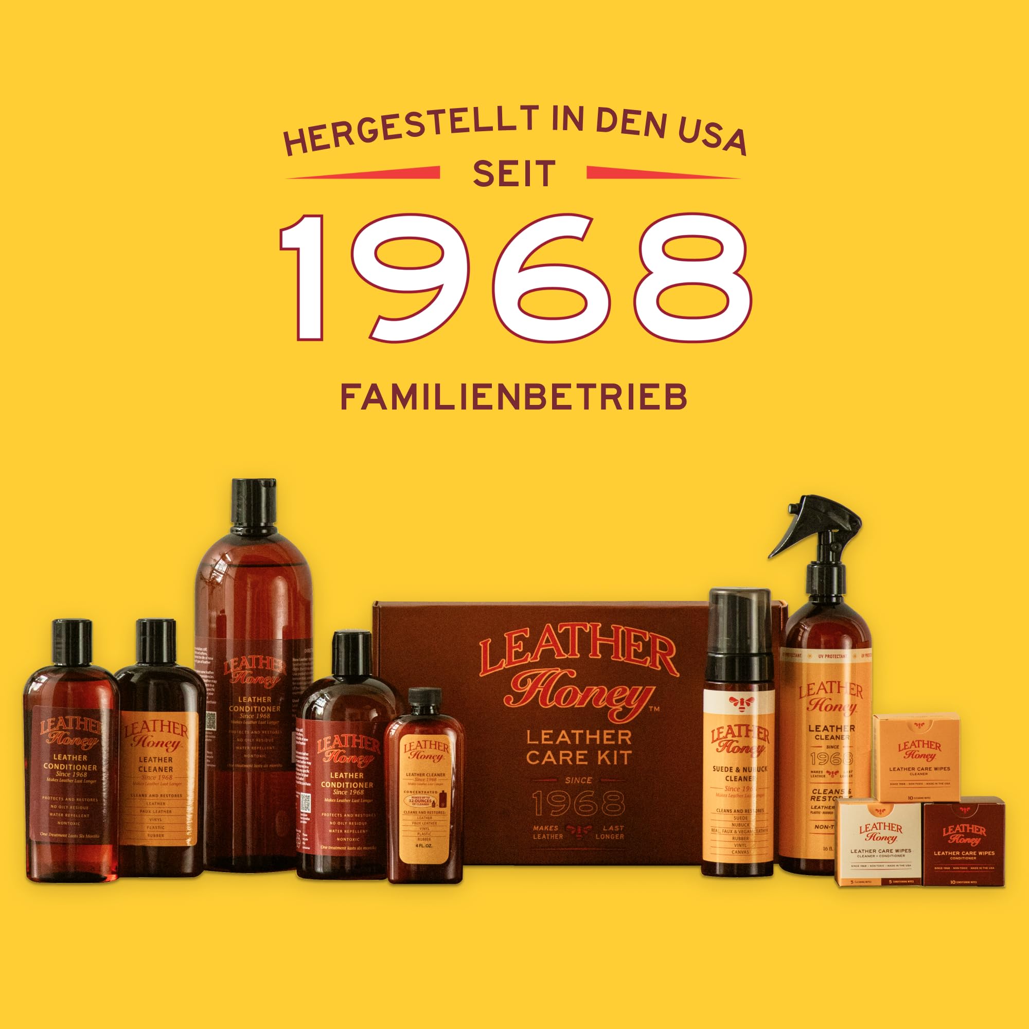 LEATHER Honey Lederreiniger, Premium-Lederreiniger für Kunstleder und Lederkleidung, Möbel, Autoinnenraum, Schuhe und Accessoires, muss Nicht verdünnt Werden, gebrauchsfertig, 236ml Flasche 4
