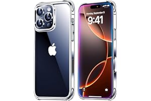Mkeke for iPhone 16 Pro Max Case Clear [Not-Yellowing] [Military-Grade Drop Protection] Shockproof Protective Clear iPhone 16 Pro Max Case Phone Bumper case for Apple 6.9 inch 2024