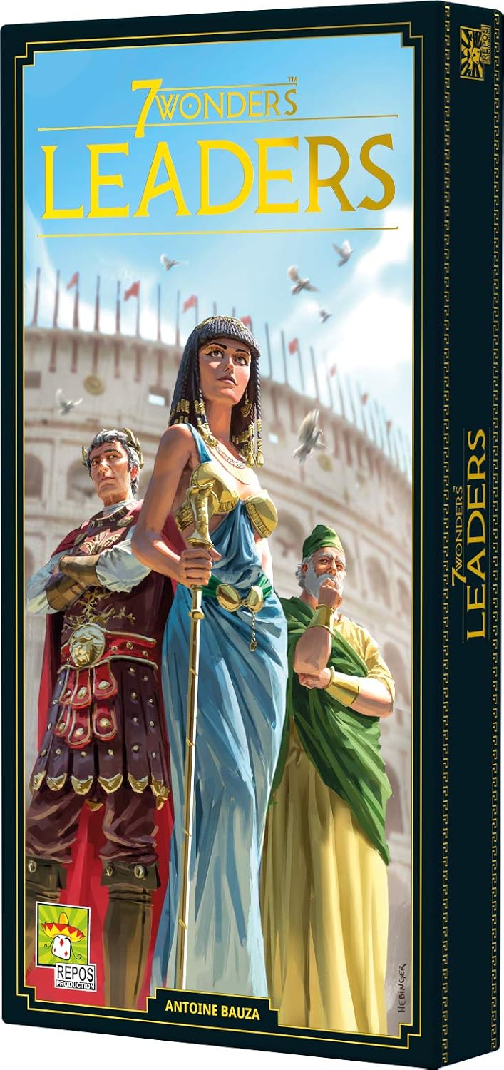 7 Wonders - Extension Leaders (Edition 2020) - Asmodee - Board Game - Strategy Game, French version, Leaders Expansion - Image 4