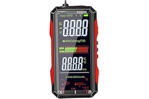 Digital Multimeter Tester, Portable NCV Smart Multimeter with LED Flashlight, USB Rechargeable Voltage Meter for Current Resi