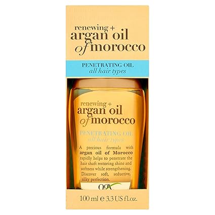 Renewing Moroccan Extra Strength Argan Organix Penetrating Oil ~ 2 Pack Bundle 3.3 Oz.